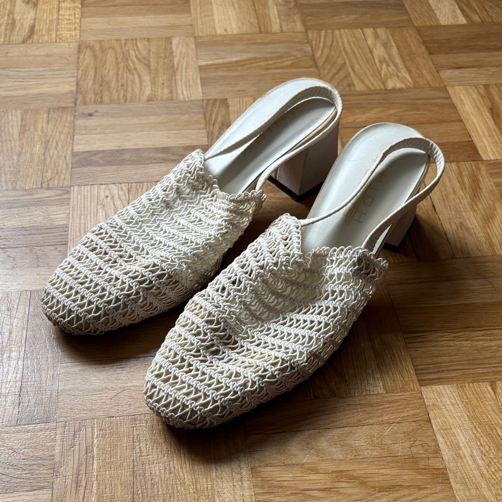 Vintage High Lights Woven Mules